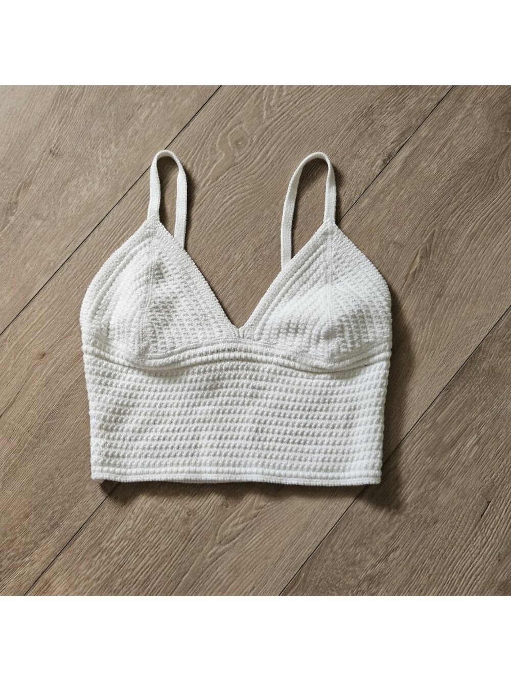 L.A. Hearts Pac Sun Sleeveless Crochet Knit Crop Top Size Large New